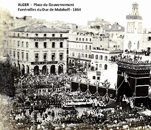 2448- Alger - Funerailles du Duc de Malakoff2 - 1864